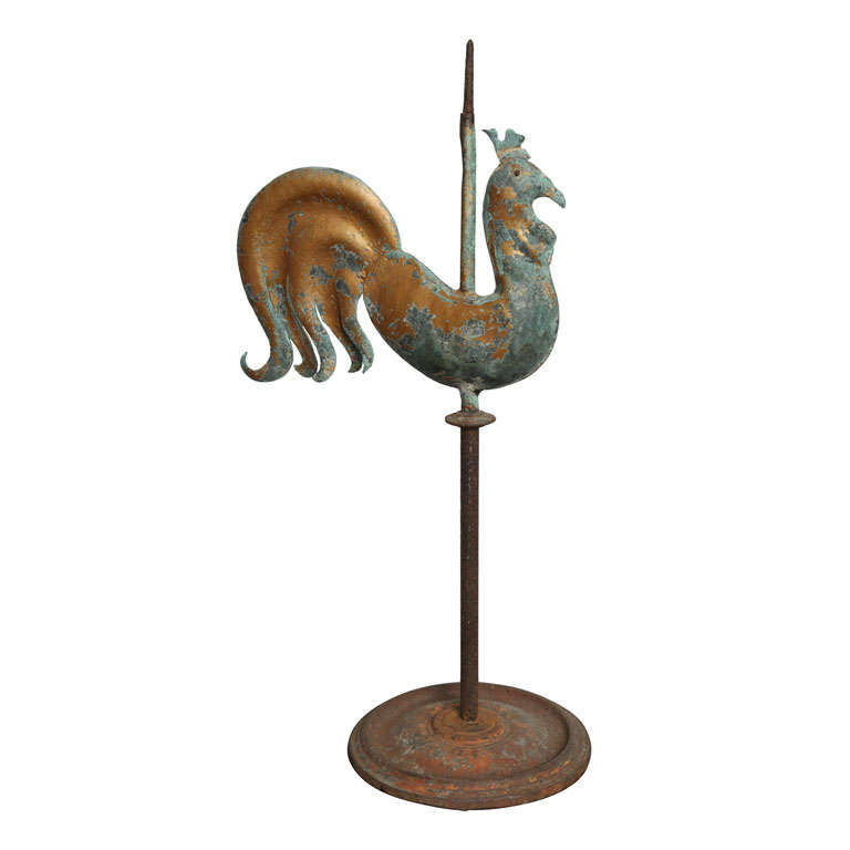 19th Century French Rooster Weathervane