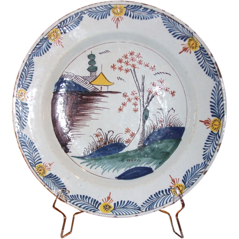 Delft Polychrome Charger