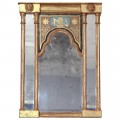 Early 19th Century Neoclassical Mirror with Queen Anne Plate