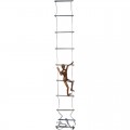 Early 20th C English-made Zinc and Iron Stowable Ship’s Ladder